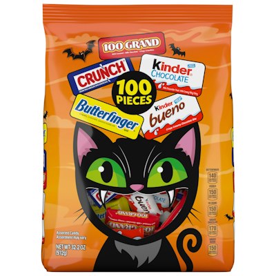 100-Count Assorted Halloween Candy Bag for $13 + free shipping w/ Prime