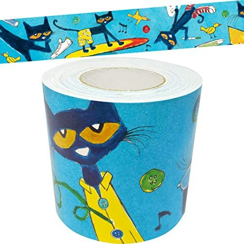 Teacher Created Resources Pete the Cat 50-Foot Straight Rolled Border Trim: $6.50 Teacher Created Resources Pete the Cat 50-Foot Straight Rolled Border Trim: $6.50