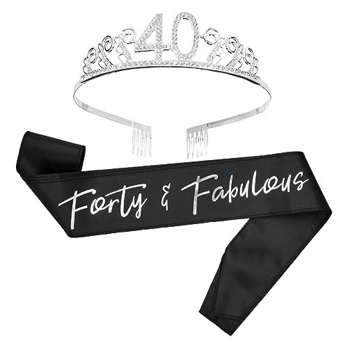 Blue Panda 40th Birthday Sash and Tiara Set: $9.99 Blue Panda 40th Birthday Sash and Tiara Set: $9.99