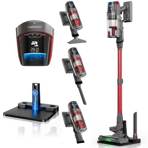 Cordless Stick Vacuum Cleaner with 60kPa Charging Station