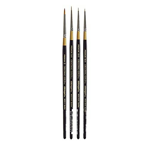 Kingart Original Gold 9650 Series Spotter Artist Brush Set 4-Pack: $14.37 Kingart Original Gold 9650 Series Spotter Artist Brush Set 4-Pack: $14.37