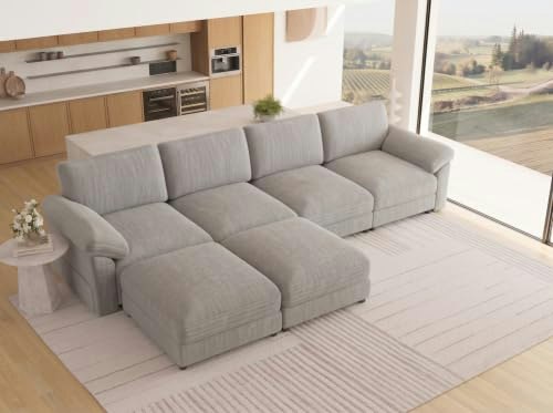 Modular Cloud Sectional Sofa: $599.99 at checkout