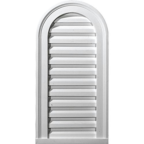 Ekena Millwork 14x27-inch Cathedral Urethane Gable Vent Louver: $100.58