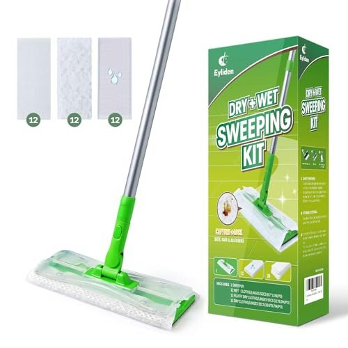 Eyliden Sweeper Mop with 36 Refills: $13.99