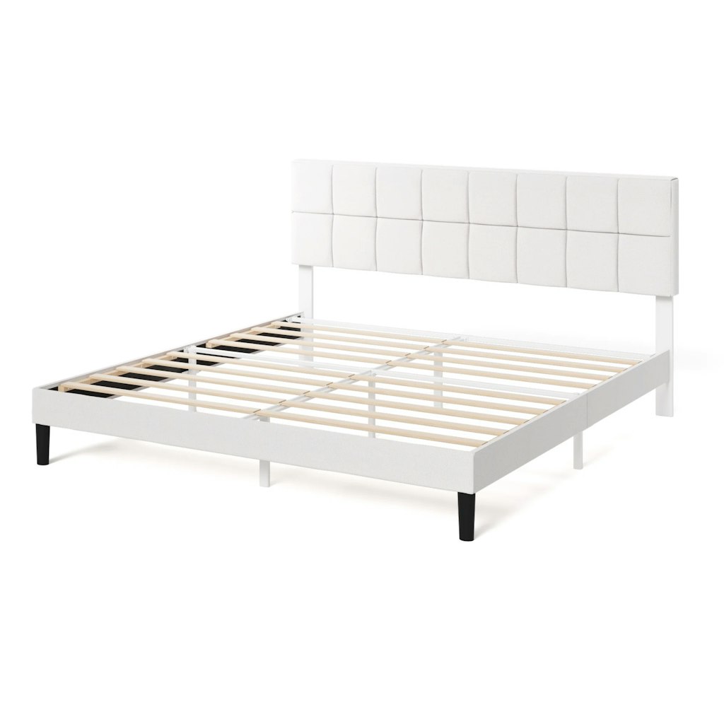 Latitude Run Suhavi Contemporary Modern Tufted Upholstered Platform Bed