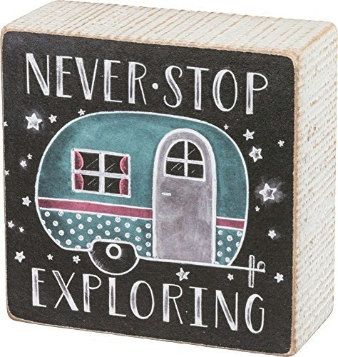 Primitives by Kathy 4" x 4" Chalk Art Box Sign: $5.59 Primitives by Kathy 4" x 4" Chalk Art Box Sign: $5.59