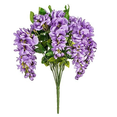 Vickerman 19-inch Artificial Lavender Wisteria Bush: $22.09 Vickerman 19-inch Artificial Lavender Wisteria Bush: $22.09