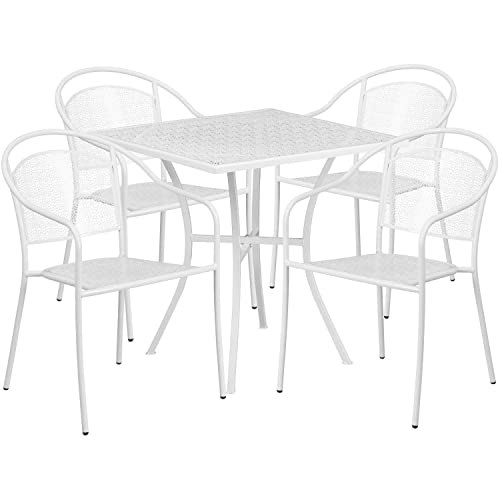 Flash Furniture 28-Inch Square Patio Table and 4-Chair Set: $369.99 Flash Furniture 28-Inch Square Patio Table and 4-Chair Set: $369.99