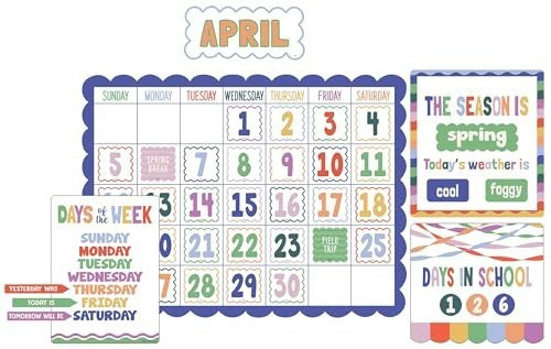 Teacher Created Resources Color Crush Calendar Bulletin Board: $16.60 Teacher Created Resources Color Crush Calendar Bulletin Board: $16.60