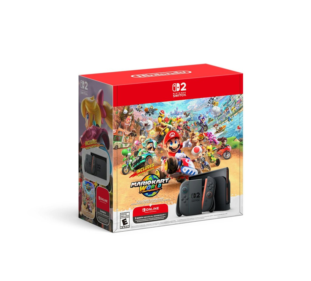 Nintendo Switch 2 & Mario Kart World Bundle w/ 3-Month Nintendo Switch Online Membership: $550 Nintendo Switch 2 & Mario Kart World Bundle w/ 3-Month Nintendo Switch Online Membership: $550