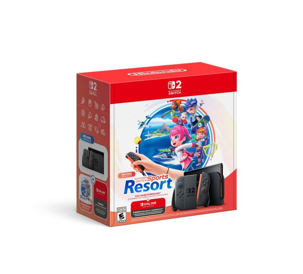 Nintendo Switch 2 & Switch Sports Resort Bundle: Pre-Order for $529 Nintendo Switch 2 & Switch Sports Resort Bundle: Pre-Order for $529