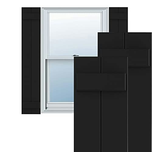 Ekena Millwork 10 3/4\" x 45\" PVC Board-n-Batten Shutters Pair: $187.53 Ekena Millwork 10 3/4\" x 45\" PVC Board-n-Batten Shutters Pair: $187.53