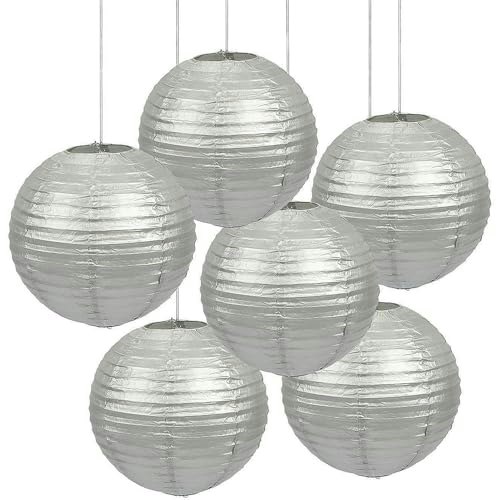 Fun Express Silver Paper Lanterns 6-Pack: $13.79 Fun Express Silver Paper Lanterns 6-Pack: $13.79