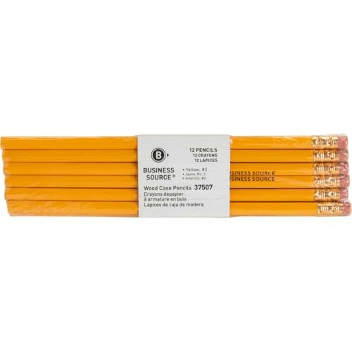 Business Source No. 2 Woodcase Pencils 12-Pack: $6.01 Business Source No. 2 Woodcase Pencils 12-Pack: $6.01