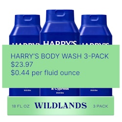 Harry's Men's Wildlands Body Wash 18 fl. oz. 3-Pack for $19 + free shipping w/ Prime