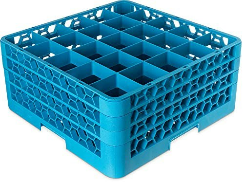 Carlisle 25-Compartment Commercial Glass Rack with 3 Extenders: $56.05 Carlisle 25-Compartment Commercial Glass Rack with 3 Extenders: $56.05