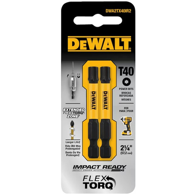 DeWalt FlexTorq Impact Driver Bit 2-Pack