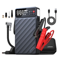 Pelsee 6000A Jump Starter w/ Air Compressor & 45W Fast Charge for $99 + free shipping