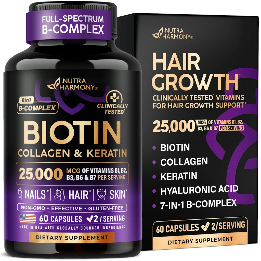 NUTRAHARMONY Hair Growth Support Supplement