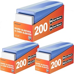 3" x 4" Hard Plastic Trading Card Sleeves 600-Count for $27 + free shipping w/ Prime