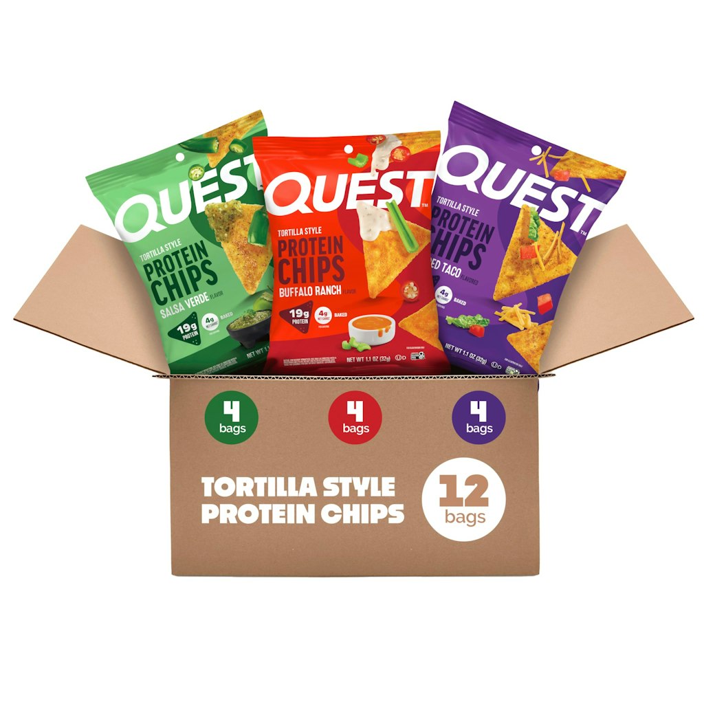 Quest Nutrition Tortilla Protein Chips Game Day Variety Pack