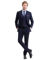 DKNY Men's Modern-Fit Vested Nested Suit for $140 + free shipping
