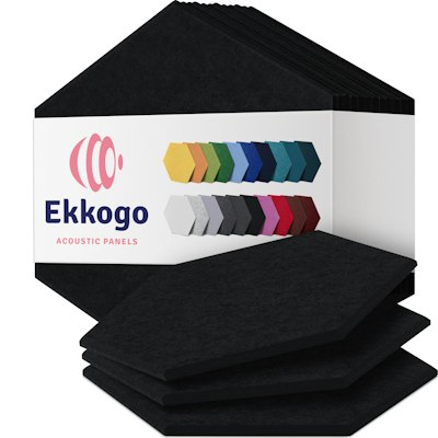 Ekkogo Acoustic Panels 12-Pack for $21... or less + free shipping w/ Prime