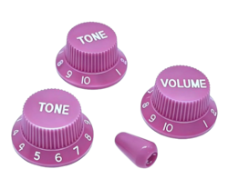 VizEx Zevo Guitar Knob Set for Fender Strat/Squier for $3 + free shipping w/ Prime