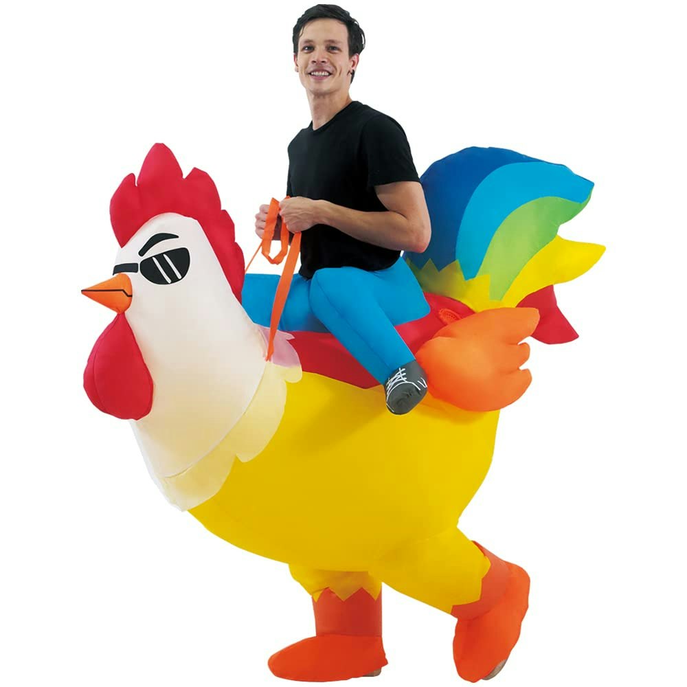 Inflatable Chicken Halloween Costume for Adults
