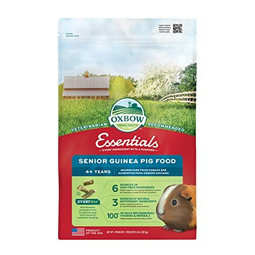 Oxbow Essentials Senior Guinea Pig Food 4-lb. Bag: $9.99 Oxbow Essentials Senior Guinea Pig Food 4-lb. Bag: $9.99