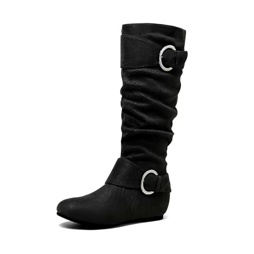 Dream Pairs Women's Hidden Wedge Knee-High Boots: $44.59 Dream Pairs Women's Hidden Wedge Knee-High Boots: $44.59
