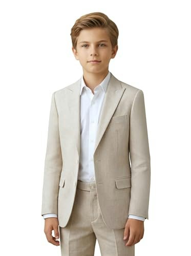 Boys 5-Piece Linen Suit: $63.74