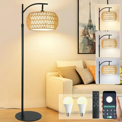 Drawncat Rattan Floor Lamp: $49.98 Drawncat Rattan Floor Lamp: $49.98