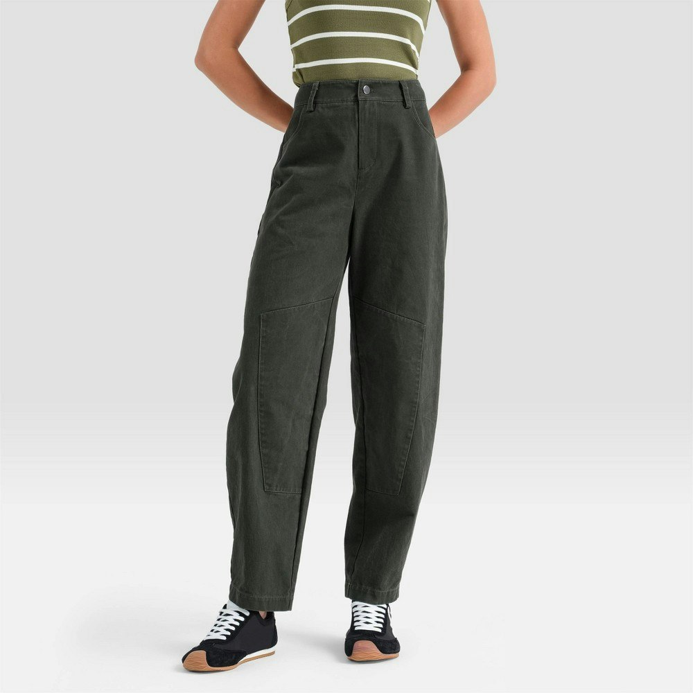 Universal Thread Women's High-Rise Knee Patch Workwear Ankle Pants: $45 Universal Thread Women's High-Rise Knee Patch Workwear Ankle Pants: $45