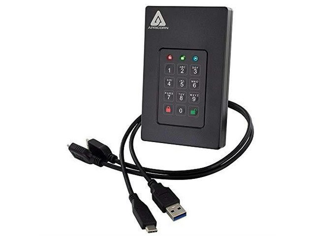 Apricorn 2TB Aegis Fortress L3 Hardware Encrypted Portable SSD: $1,539