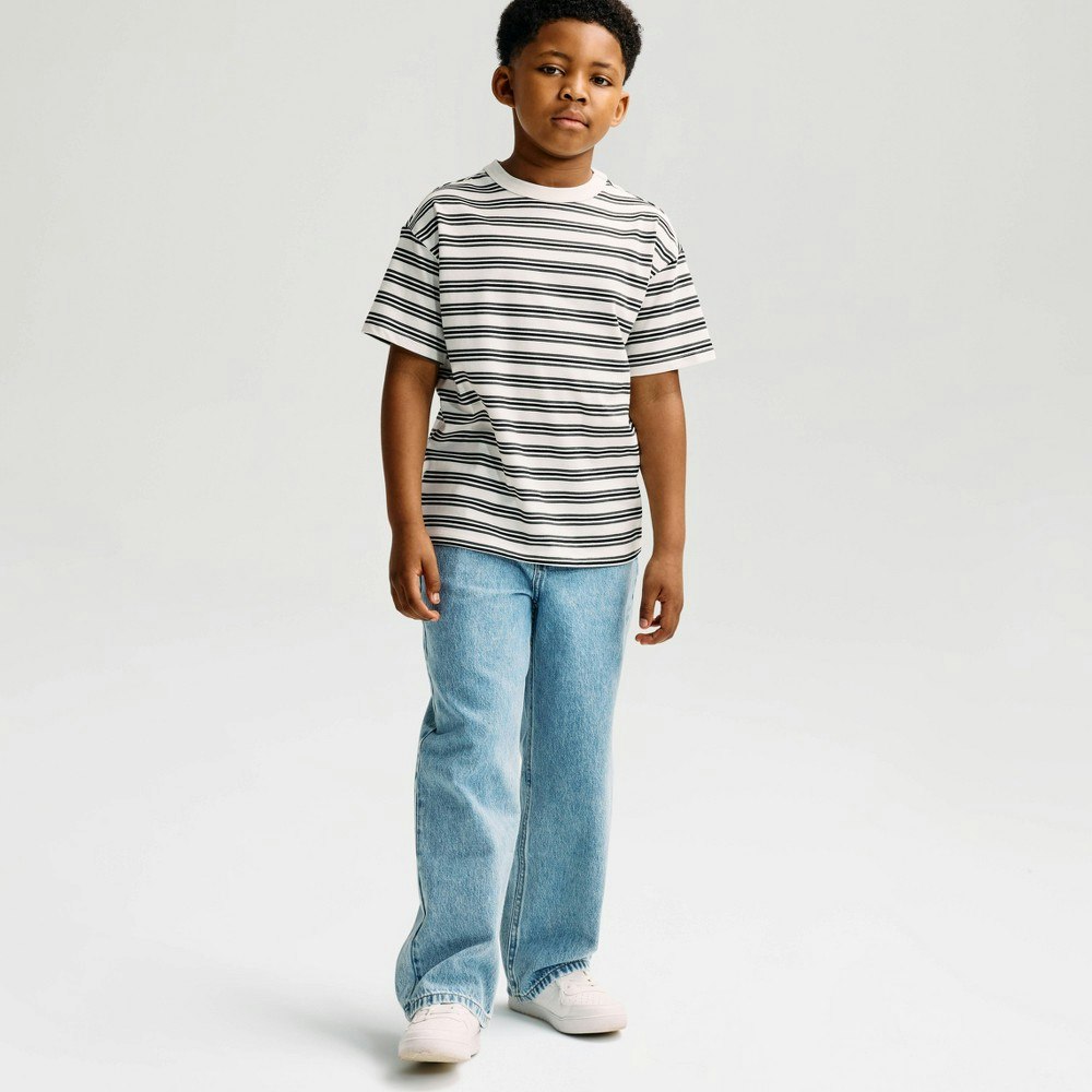 Cat & Jack Boys' Striped Cotton T-Shirt: $7