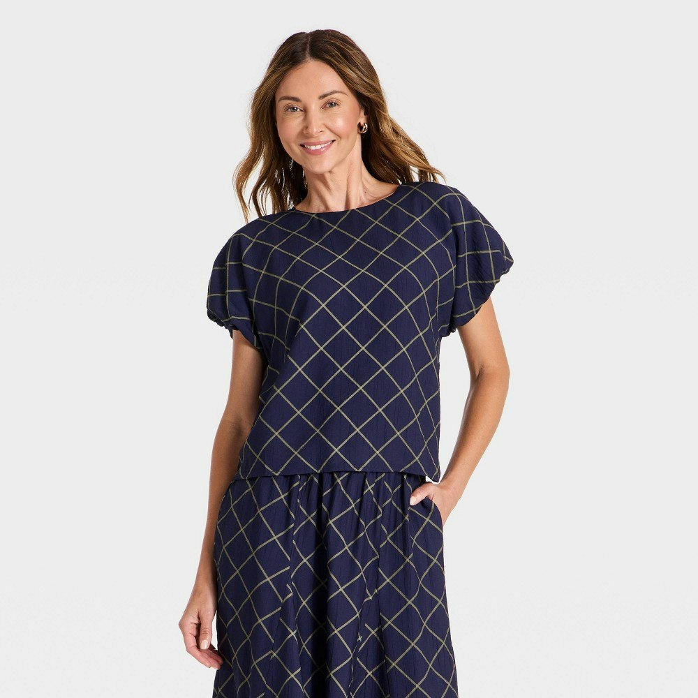 A New Day Women's Short Puff Sleeve Top: $30 A New Day Women's Short Puff Sleeve Top: $30