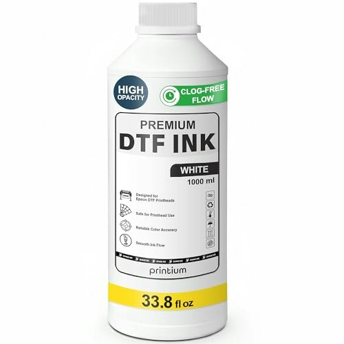 Printium 1,000ml White DTF Printer Ink: $41.63 Printium 1,000ml White DTF Printer Ink: $41.63