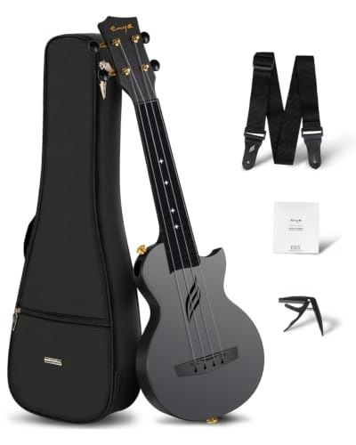 Enya Nova U Mini 21-Inch Carbon Fiber Soprano Travel Ukulele: $51.97 Enya Nova U Mini 21-Inch Carbon Fiber Soprano Travel Ukulele: $51.97