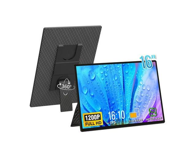 16-Inch 1200p FHD Portable Monitor: $119.99 16-Inch 1200p FHD Portable Monitor: $119.99