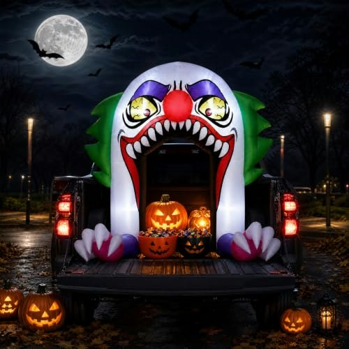 Aptliton 5-Foot Halloween Inflatable Clown Trunk or Treat Decoration: $23.99 Aptliton 5-Foot Halloween Inflatable Clown Trunk or Treat Decoration: $23.99