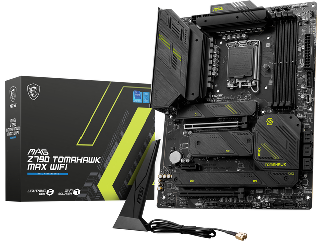 MSI MAG Z790 Tomahawk Max Wi-Fi 7 Motherboard: $250 MSI MAG Z790 Tomahawk Max Wi-Fi 7 Motherboard: $250