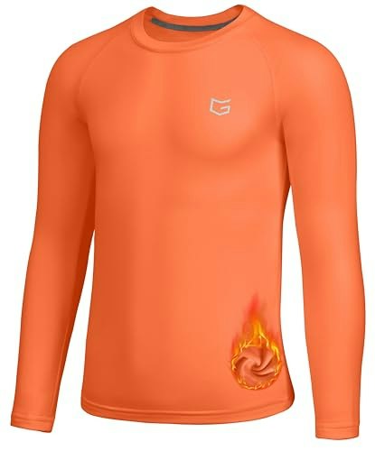 G Gradual Youth Boys Long Sleeve Compression Thermal Shirt: $14.98