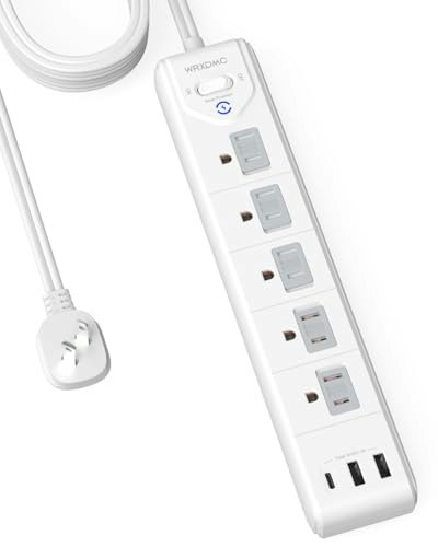 WRXDMC 2-Prong to 3-Prong Power Strip 10-Foot Cord: $24.64