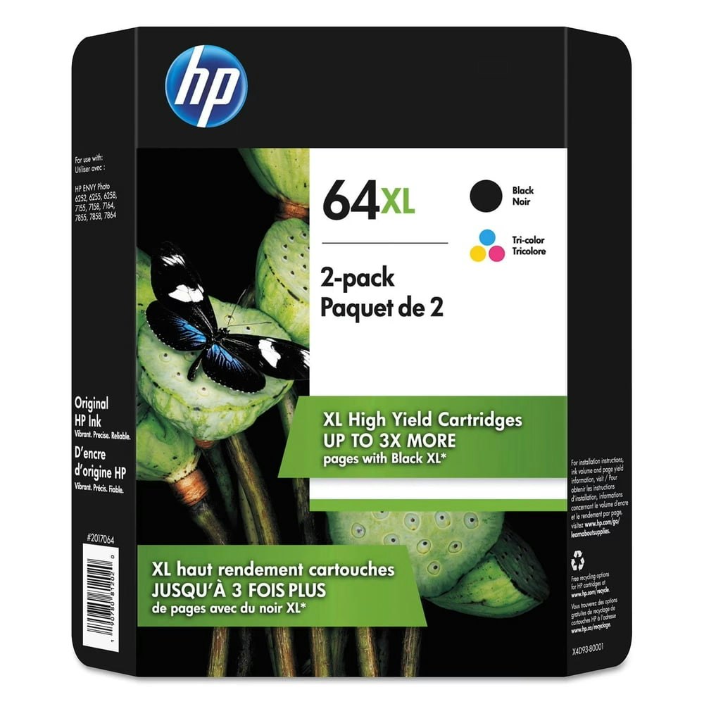HP 64XL High Capacity Ink Cartridge 2-Pack: $92.99 HP 64XL High Capacity Ink Cartridge 2-Pack: $92.99