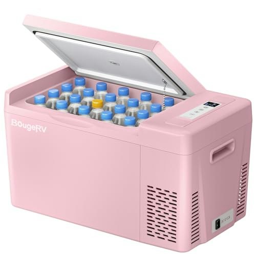 BougeRV 23-Quart 12V Portable Car Refrigerator and Freezer: $186.98
