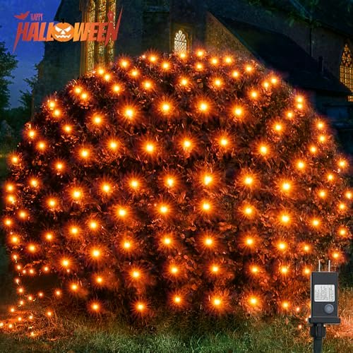 Wbao 200 LED 8.4' x 5.2' Orange Halloween Net Lights: $18.98 Wbao 200 LED 8.4' x 5.2' Orange Halloween Net Lights: $18.98