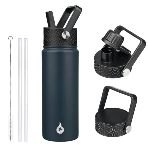 BJPKPK 22oz Insulated Stainless Steel Water Bottle with Straw Lid: $7.60 BJPKPK 22oz Insulated Stainless Steel Water Bottle with Straw Lid: $7.60