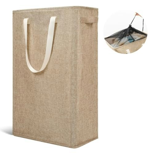 Odonata 45L Collapsible Slim Laundry Hamper: $17.84