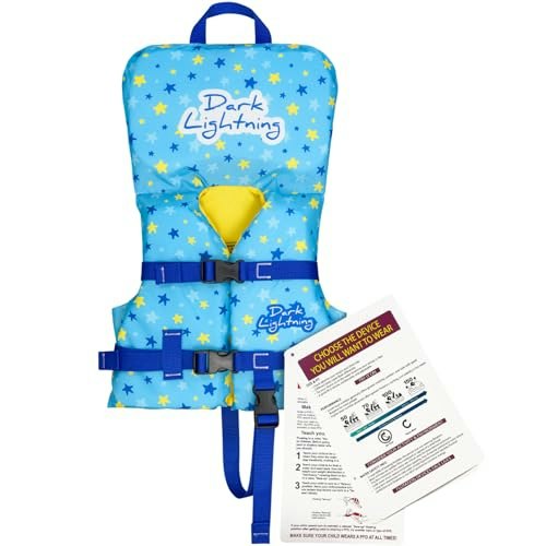 Dark Lightning USCG Approved Toddler Life Jacket: $24.98